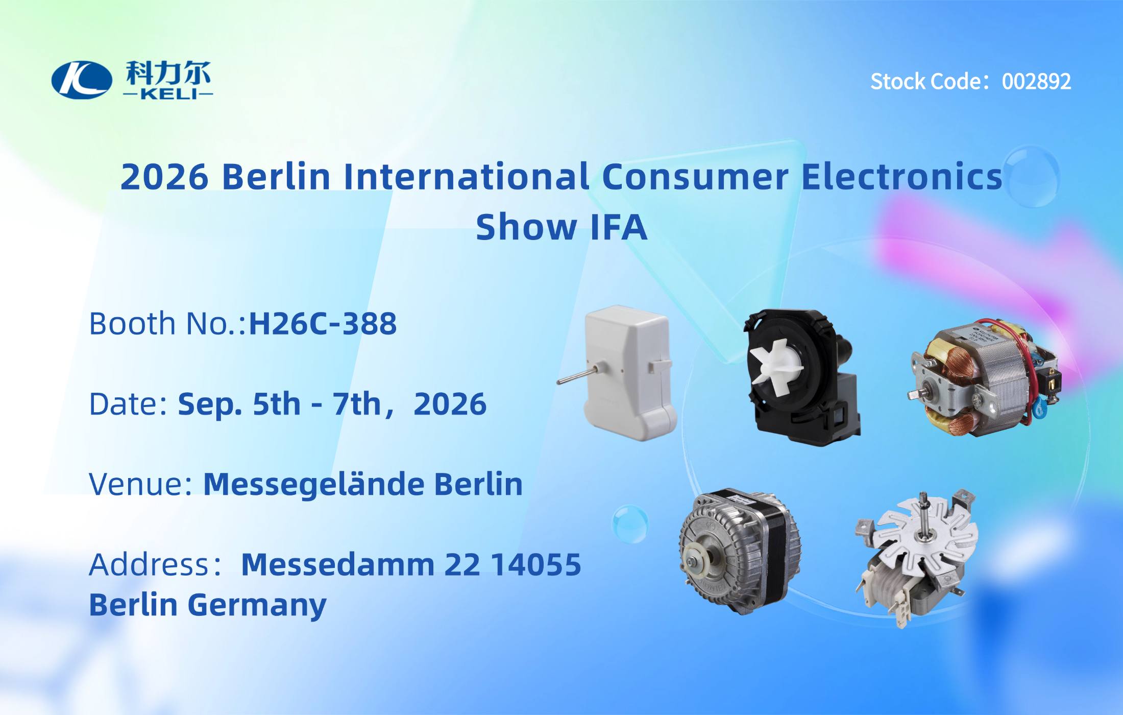 2026 Berlin International Consumer Electronics Show IFA